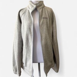 Columbia Gray Ski Jacket with Plush Fleece